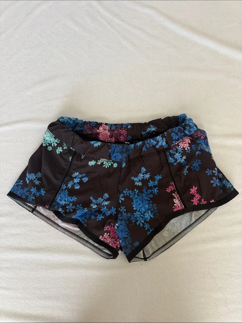 Lululemon Women's Floral Running Shorts